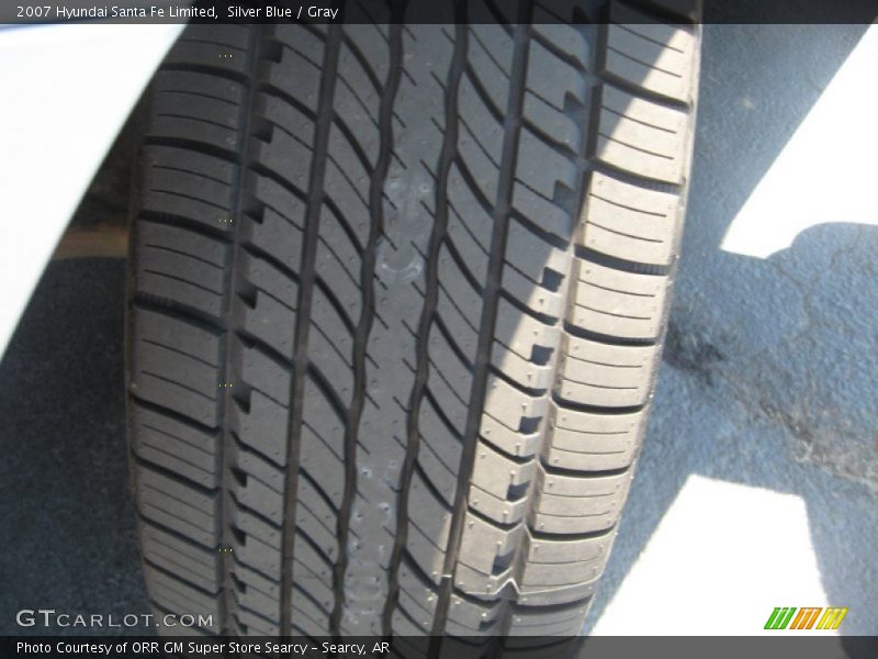 Silver Blue / Gray 2007 Hyundai Santa Fe Limited