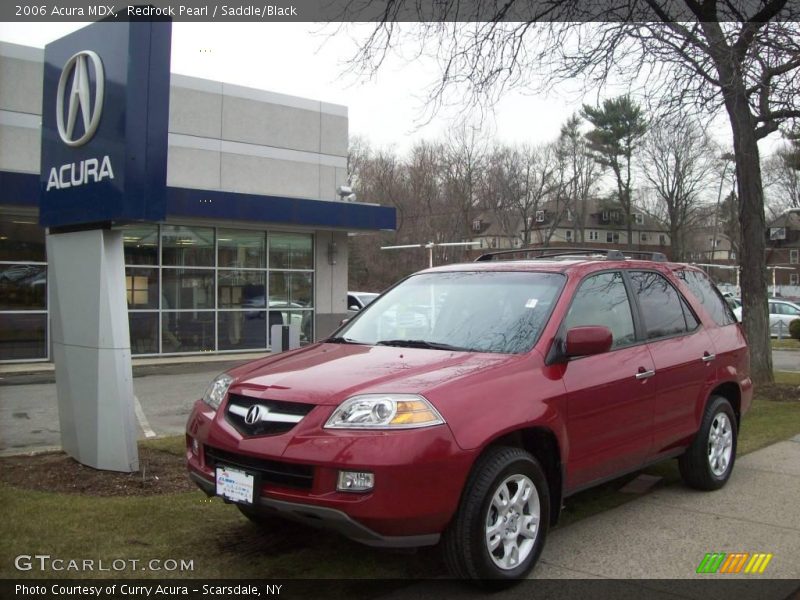 Redrock Pearl / Saddle/Black 2006 Acura MDX