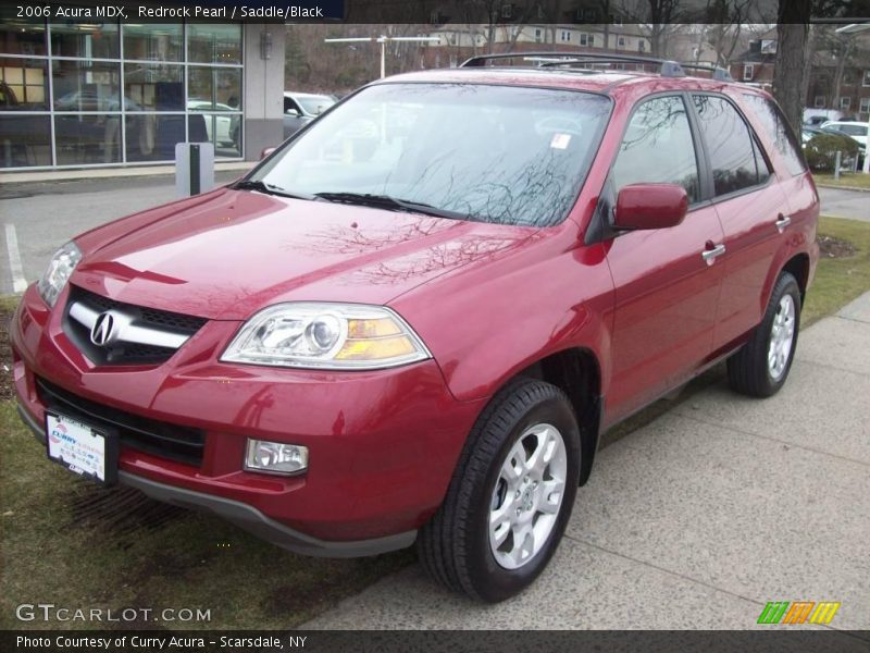 Redrock Pearl / Saddle/Black 2006 Acura MDX