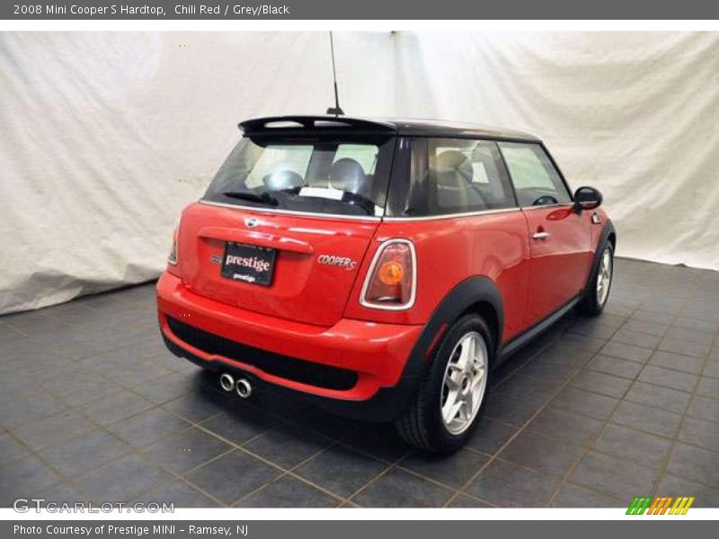 Chili Red / Grey/Black 2008 Mini Cooper S Hardtop