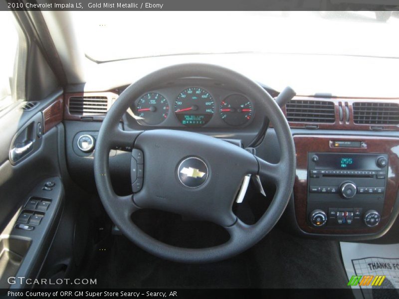 Gold Mist Metallic / Ebony 2010 Chevrolet Impala LS