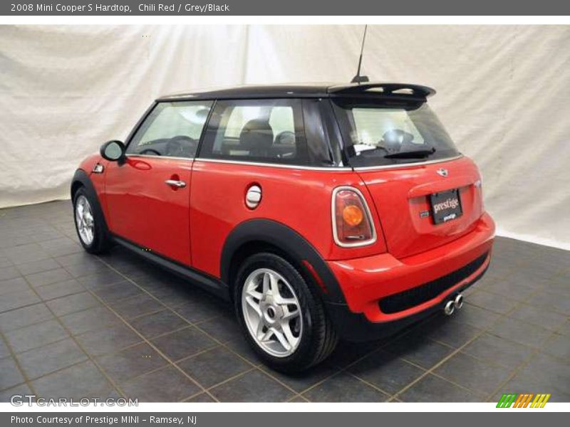 Chili Red / Grey/Black 2008 Mini Cooper S Hardtop
