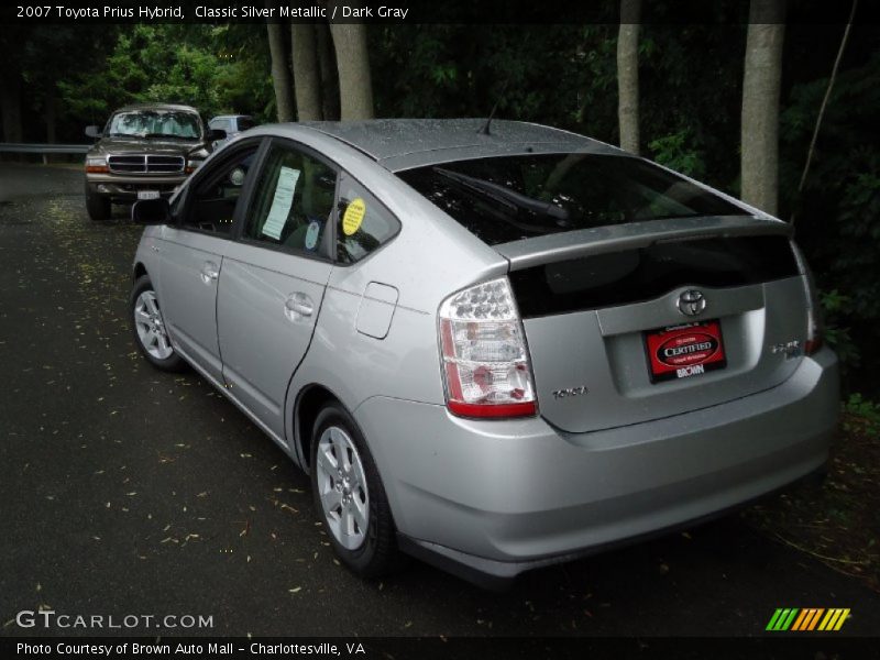 Classic Silver Metallic / Dark Gray 2007 Toyota Prius Hybrid