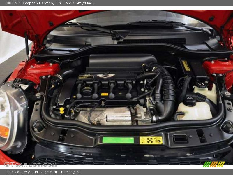 Chili Red / Grey/Black 2008 Mini Cooper S Hardtop