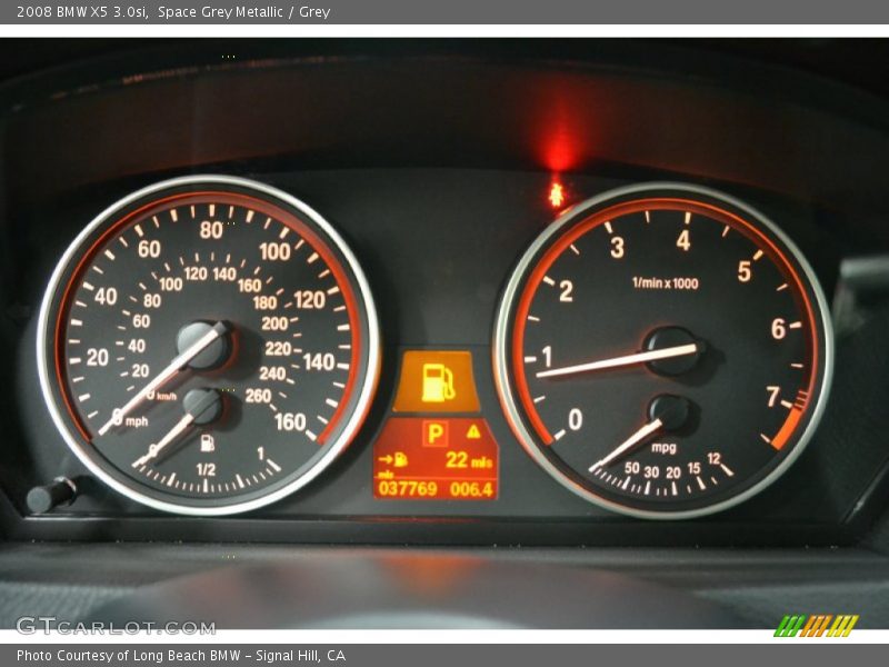 Space Grey Metallic / Grey 2008 BMW X5 3.0si
