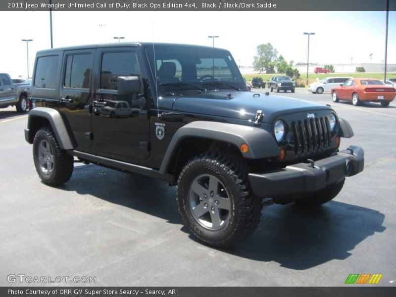Black / Black/Dark Saddle 2011 Jeep Wrangler Unlimited Call of Duty: Black Ops Edition 4x4