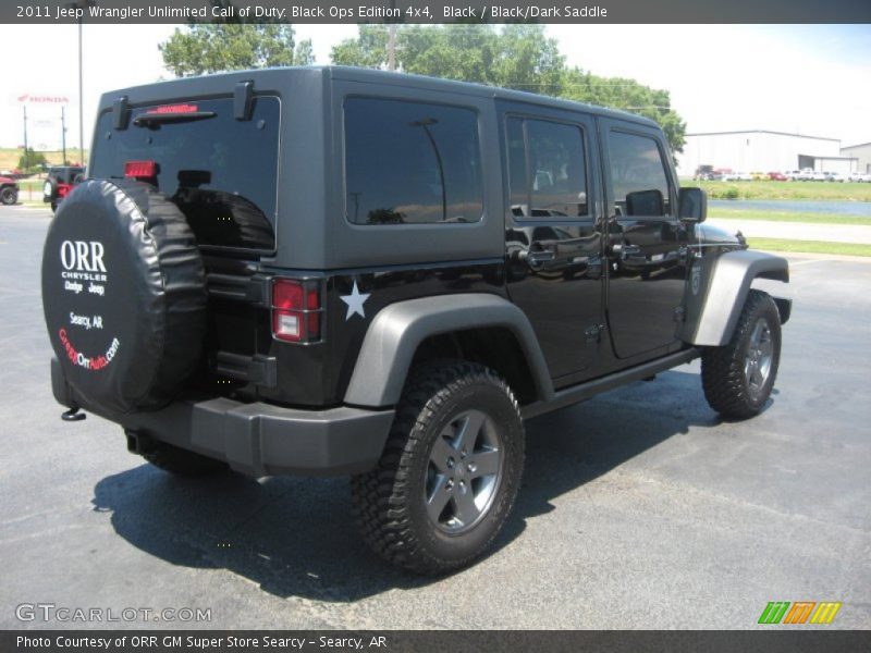 Black / Black/Dark Saddle 2011 Jeep Wrangler Unlimited Call of Duty: Black Ops Edition 4x4