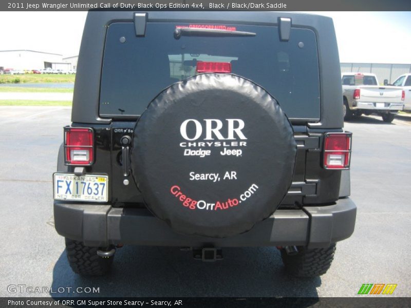 Black / Black/Dark Saddle 2011 Jeep Wrangler Unlimited Call of Duty: Black Ops Edition 4x4
