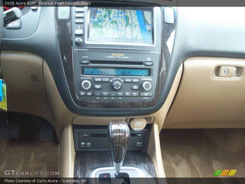 Redrock Pearl / Saddle/Black 2006 Acura MDX