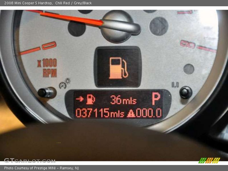 Chili Red / Grey/Black 2008 Mini Cooper S Hardtop