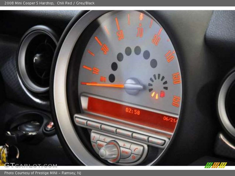 Chili Red / Grey/Black 2008 Mini Cooper S Hardtop