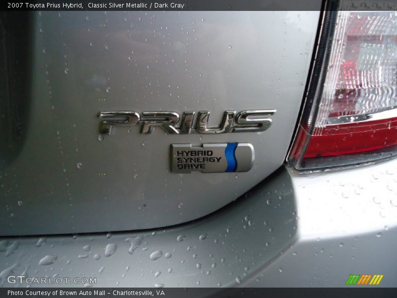 Classic Silver Metallic / Dark Gray 2007 Toyota Prius Hybrid