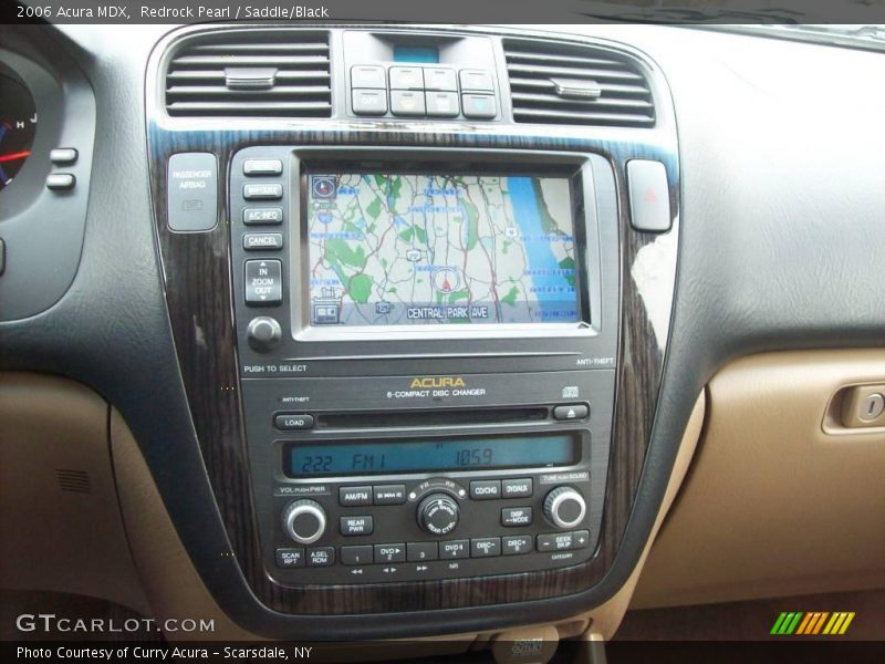 Redrock Pearl / Saddle/Black 2006 Acura MDX