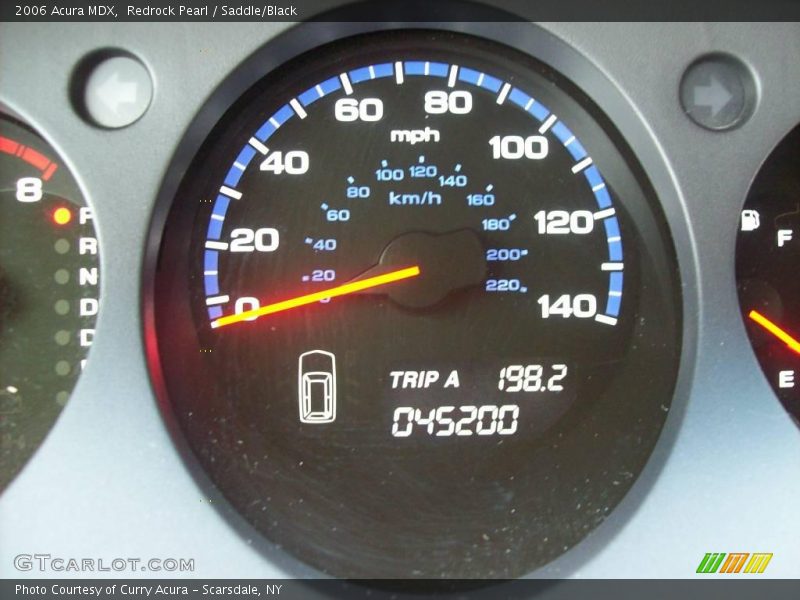 Redrock Pearl / Saddle/Black 2006 Acura MDX