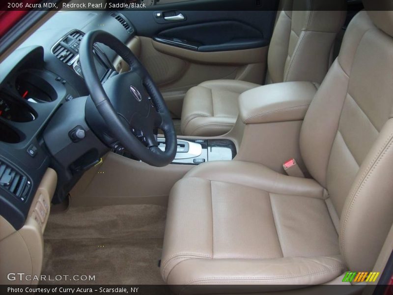Redrock Pearl / Saddle/Black 2006 Acura MDX