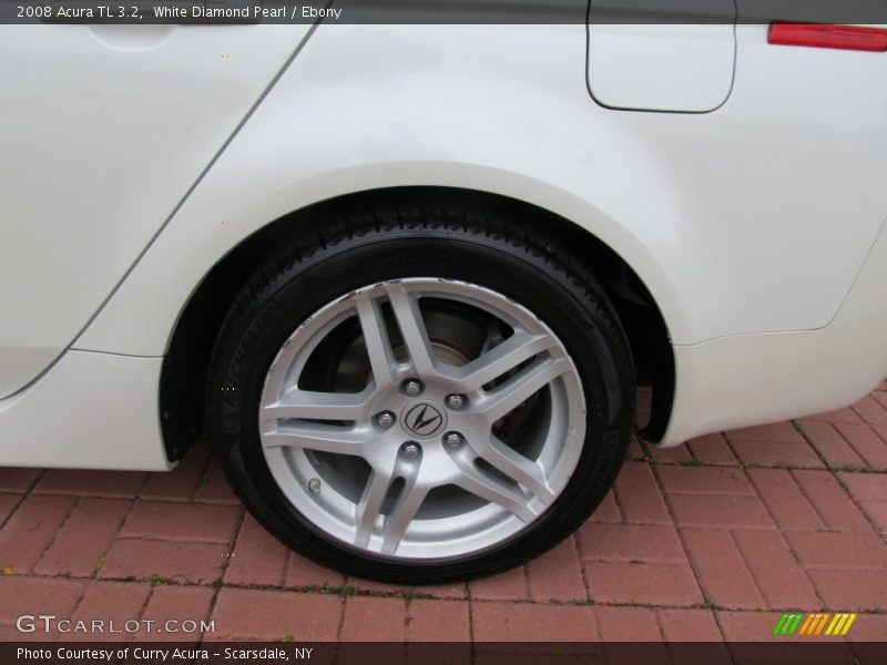 White Diamond Pearl / Ebony 2008 Acura TL 3.2