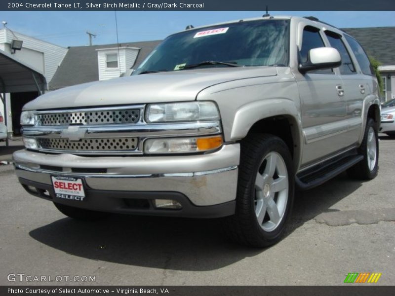 Silver Birch Metallic / Gray/Dark Charcoal 2004 Chevrolet Tahoe LT