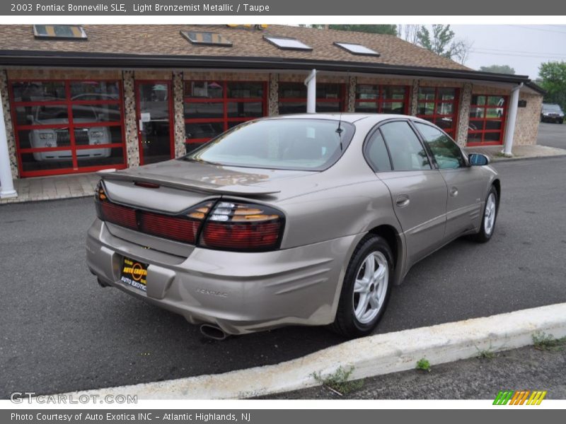 Light Bronzemist Metallic / Taupe 2003 Pontiac Bonneville SLE