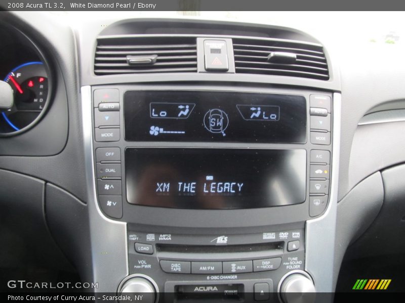 White Diamond Pearl / Ebony 2008 Acura TL 3.2