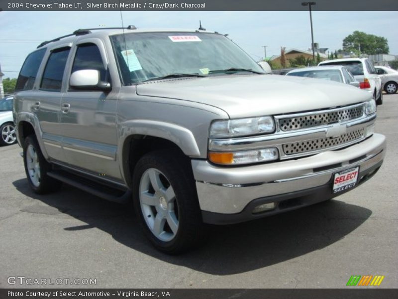 Silver Birch Metallic / Gray/Dark Charcoal 2004 Chevrolet Tahoe LT
