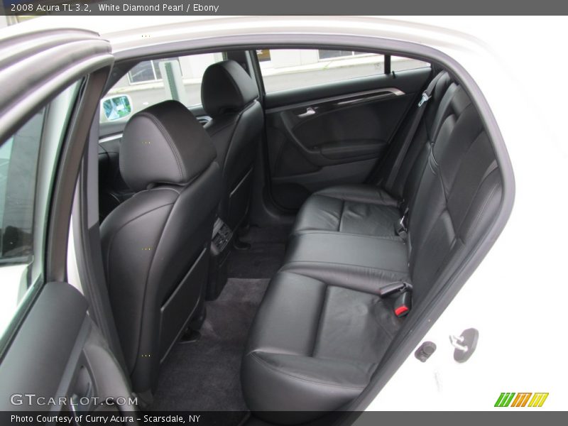 White Diamond Pearl / Ebony 2008 Acura TL 3.2