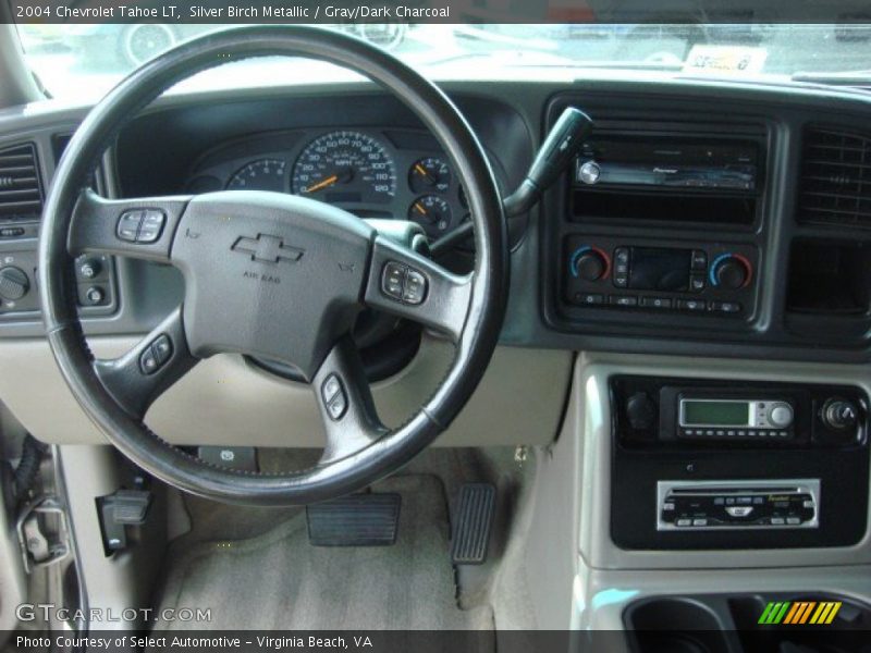 Silver Birch Metallic / Gray/Dark Charcoal 2004 Chevrolet Tahoe LT