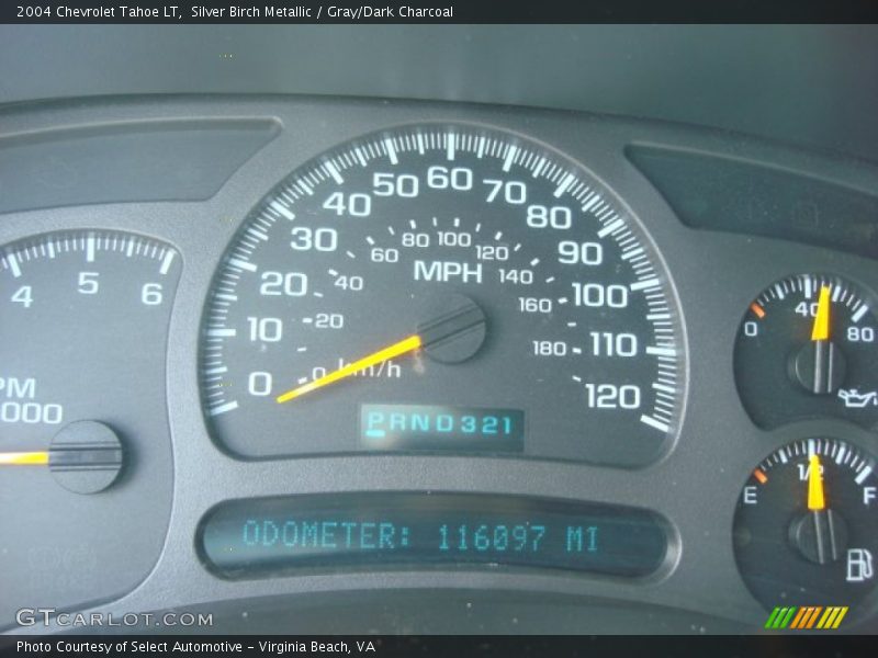 Silver Birch Metallic / Gray/Dark Charcoal 2004 Chevrolet Tahoe LT