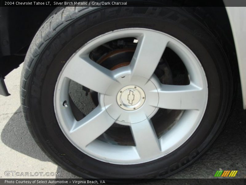 Silver Birch Metallic / Gray/Dark Charcoal 2004 Chevrolet Tahoe LT
