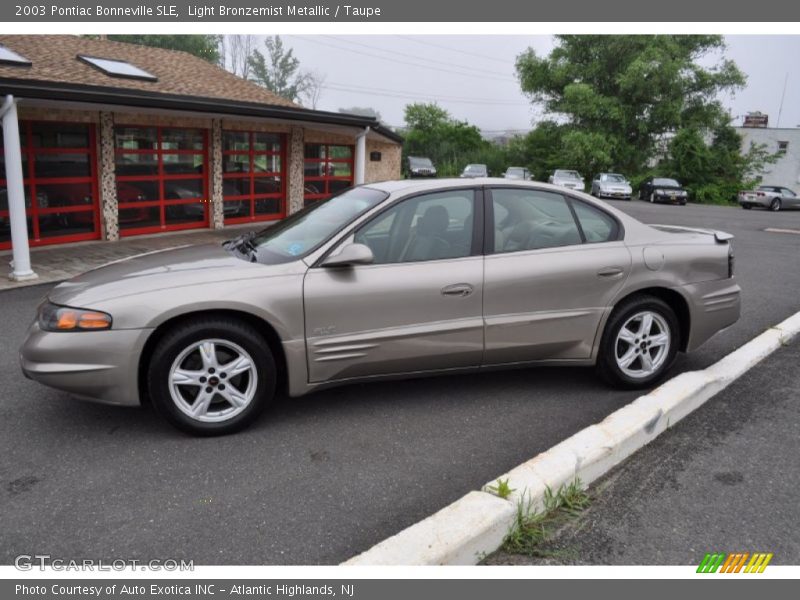 Light Bronzemist Metallic / Taupe 2003 Pontiac Bonneville SLE