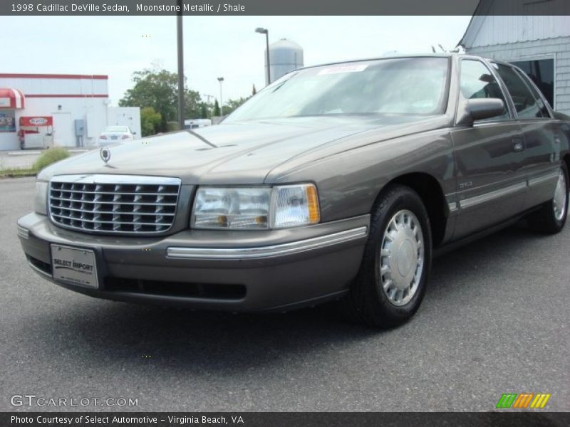 Moonstone Metallic / Shale 1998 Cadillac DeVille Sedan