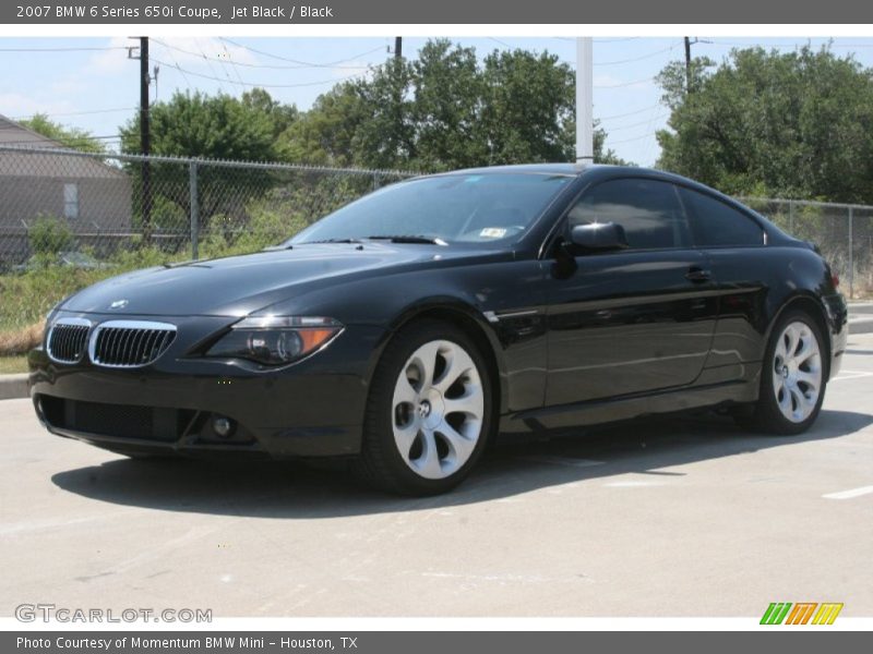 Jet Black / Black 2007 BMW 6 Series 650i Coupe