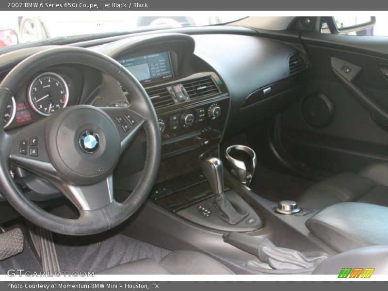 Jet Black / Black 2007 BMW 6 Series 650i Coupe
