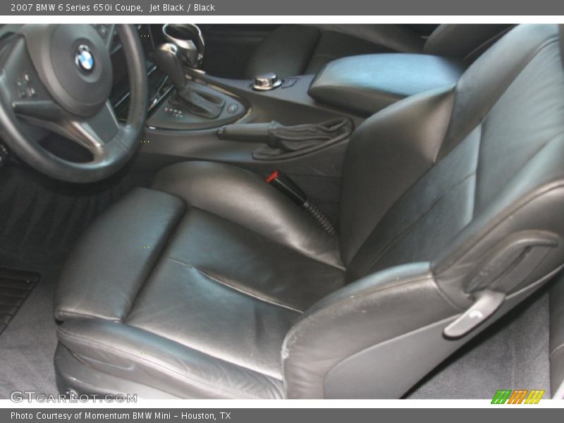 Jet Black / Black 2007 BMW 6 Series 650i Coupe