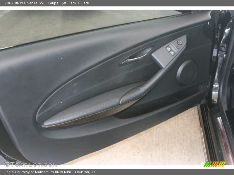 Jet Black / Black 2007 BMW 6 Series 650i Coupe