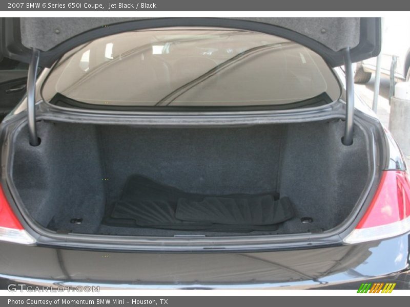 Jet Black / Black 2007 BMW 6 Series 650i Coupe
