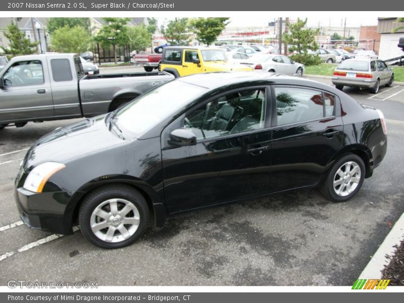 Super Black / Charcoal/Steel 2007 Nissan Sentra 2.0 SL