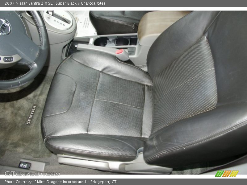Super Black / Charcoal/Steel 2007 Nissan Sentra 2.0 SL