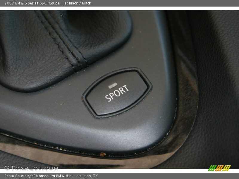Jet Black / Black 2007 BMW 6 Series 650i Coupe