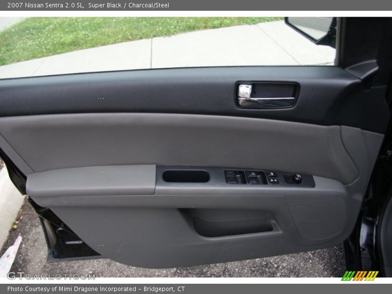Super Black / Charcoal/Steel 2007 Nissan Sentra 2.0 SL