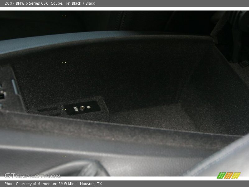 Jet Black / Black 2007 BMW 6 Series 650i Coupe