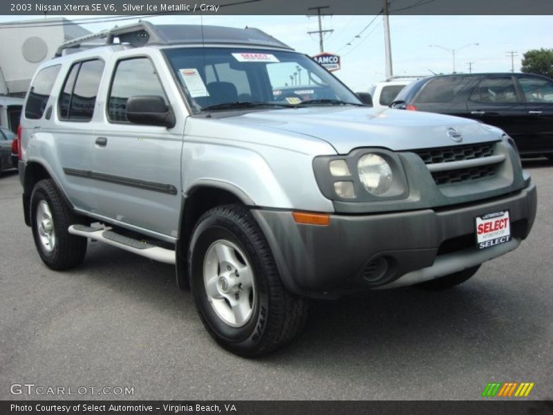 Silver Ice Metallic / Gray 2003 Nissan Xterra SE V6
