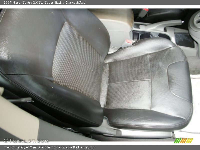 Super Black / Charcoal/Steel 2007 Nissan Sentra 2.0 SL