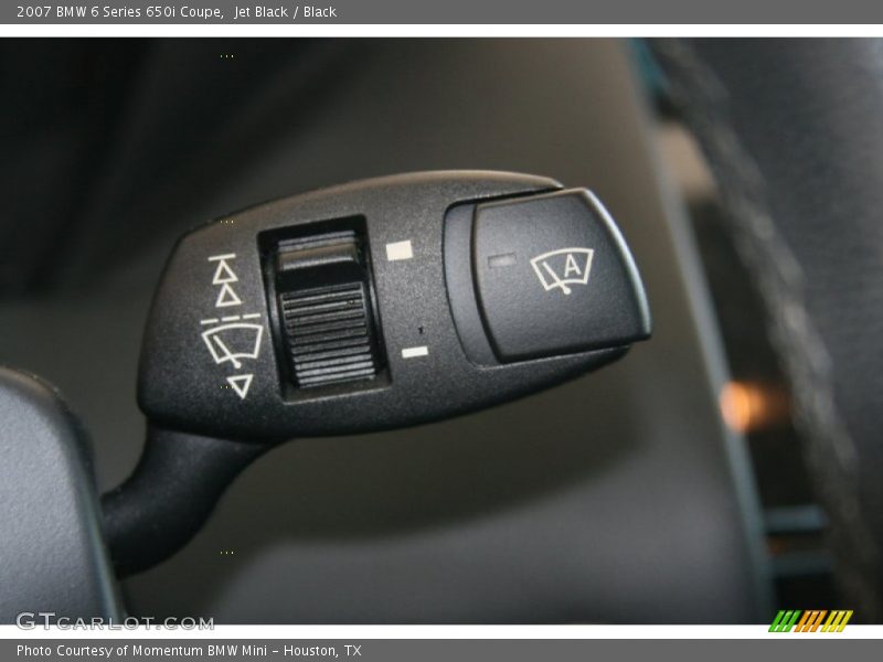 Jet Black / Black 2007 BMW 6 Series 650i Coupe