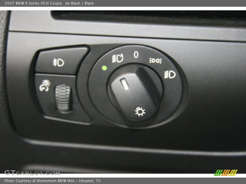 Jet Black / Black 2007 BMW 6 Series 650i Coupe