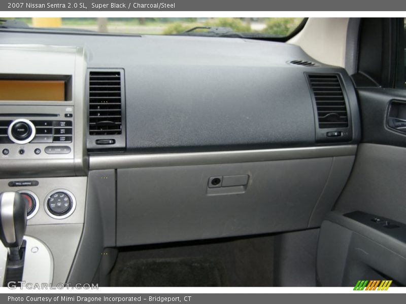 Super Black / Charcoal/Steel 2007 Nissan Sentra 2.0 SL