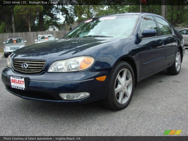 Midnight Blue / Beige 2003 Infiniti I 35