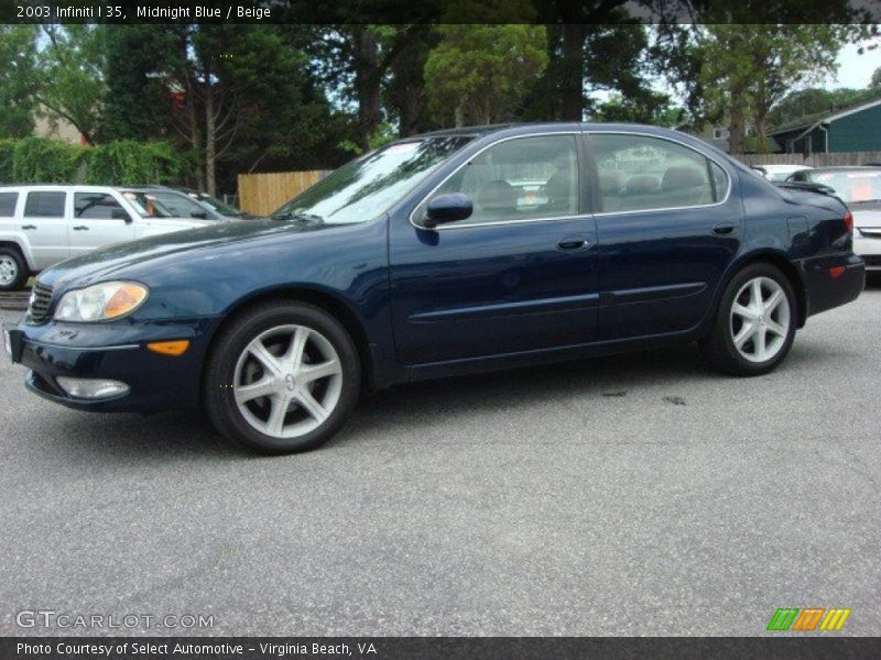 Midnight Blue / Beige 2003 Infiniti I 35