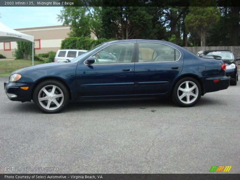Midnight Blue / Beige 2003 Infiniti I 35