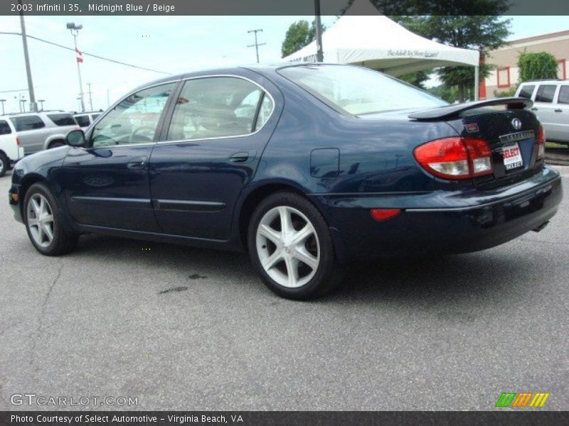 Midnight Blue / Beige 2003 Infiniti I 35
