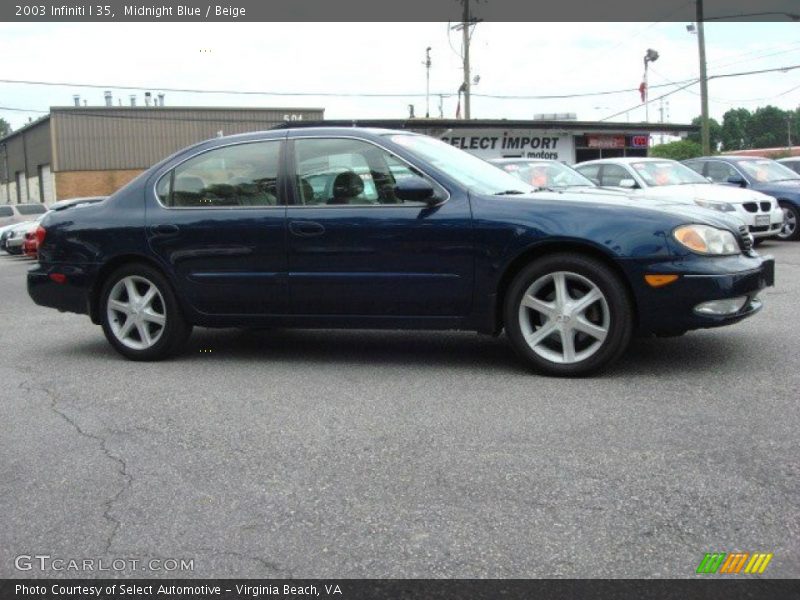 Midnight Blue / Beige 2003 Infiniti I 35